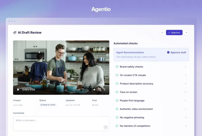 Agentio: AI-платформа для рекламных кампаний с инфлюенсерами