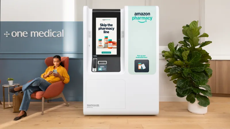 Amazon запускает аптечные киоски в клиниках One Medical