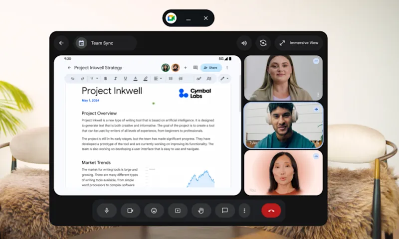 Ранний прототип смарт-очков Xreal Project Aura.