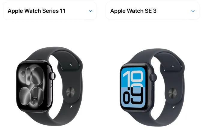 Apple Watch: SE 3 против Series 11 – выбор умных часов