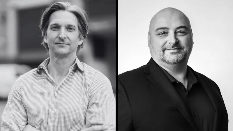 Alan Patmore (l) and Mark Nash