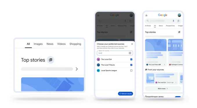 Google внедряет ИИ-превью статей в Google Новости