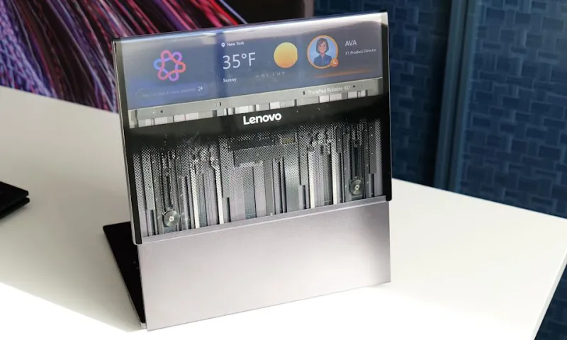 Lenovo XD Rollable: концепт ноутбука с раздвижным OLED-экраном