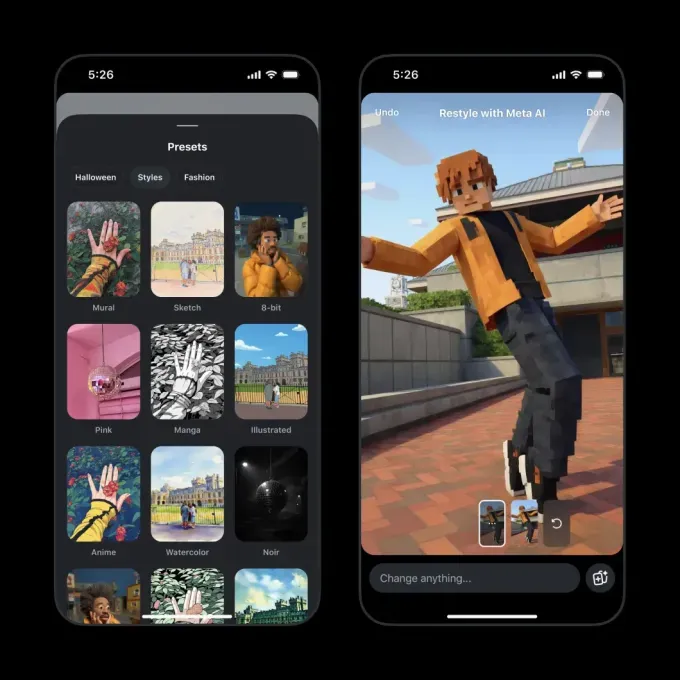 Meta AI теперь в Stories: преображайте фото и видео текстом