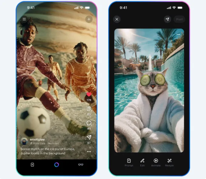 Meta Vibes: AI-видео в Европе