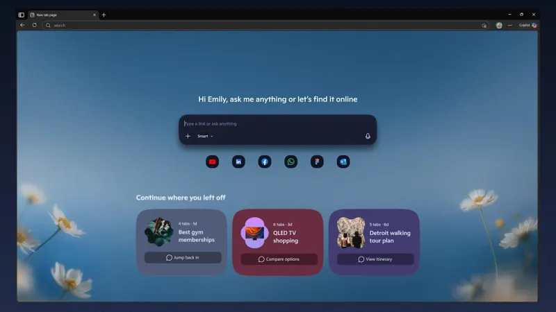 Microsoft Edge: ИИ-помощник Copilot стал умнее