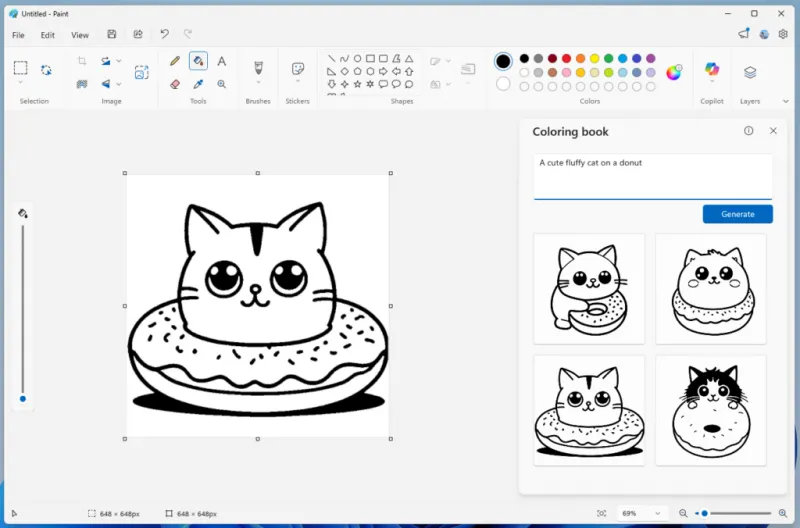 Microsoft Paint: ИИ-раскраски и новые возможности для творчества