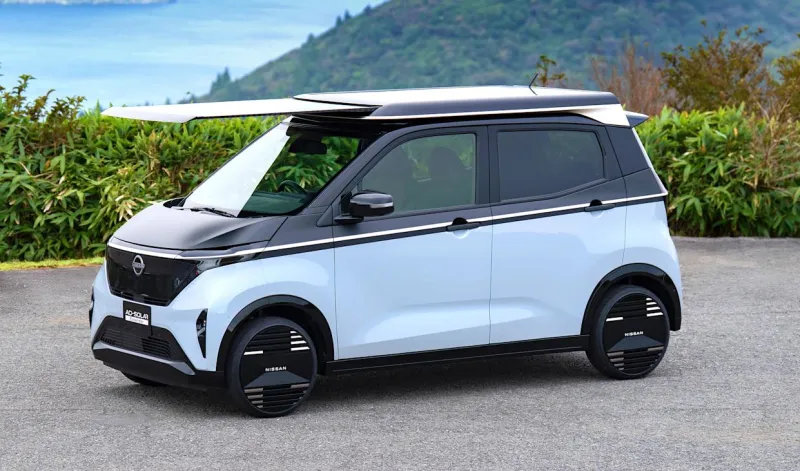 Nissan Sakura EV: Солнечная крыша AO-Solar Extender