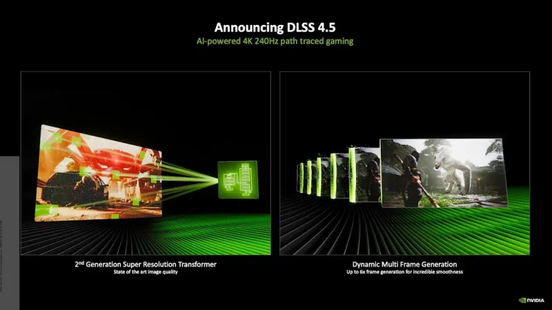 NVIDIA представила DLSS 4.5: новый стандарт графики для RTX 50