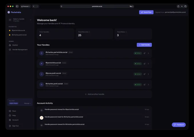 Periwinkle: Ваш собственный домен в децентрализованных соцсетях