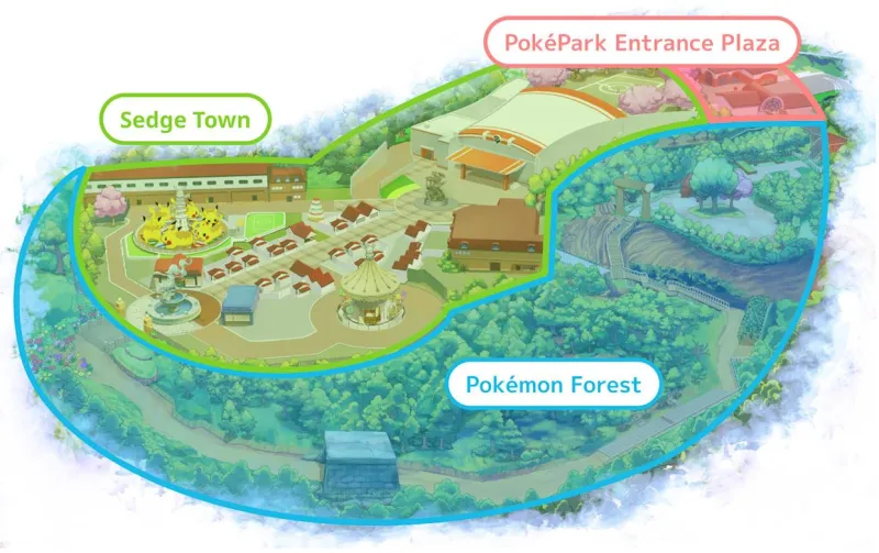 PokéPark Kanto: Открытие парка развлечений Pokémon в Токио