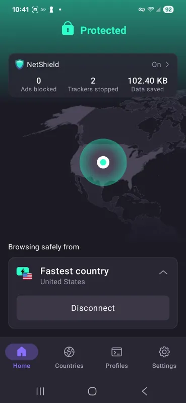 Приложение Proton VPN для iPhone и iPad