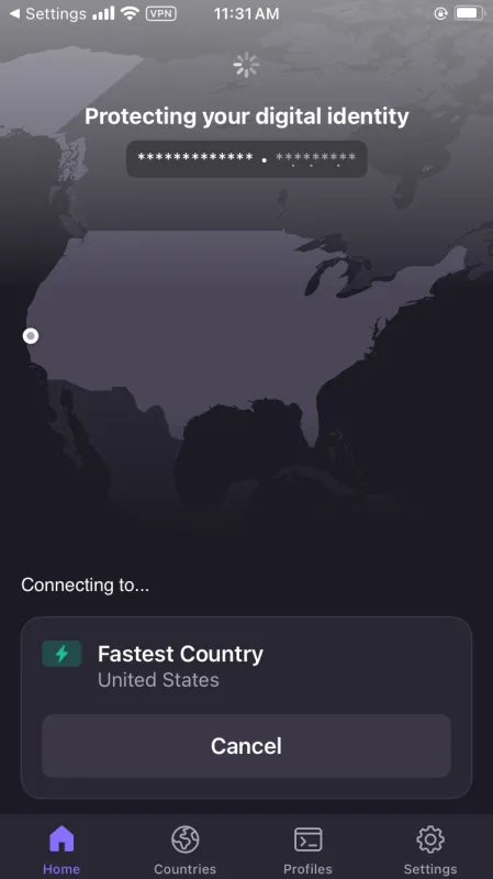Proton VPN почти не снижает скорость загрузки