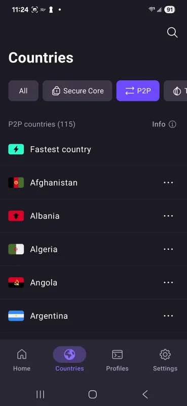 Отправка вопроса в службу поддержки Proton VPN