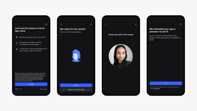 Roblox внедряет верификацию по лицу для защиты детей