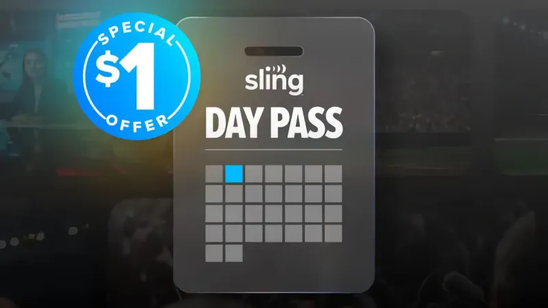 Sling TV: Скидка 90% на Дневные Пассы!