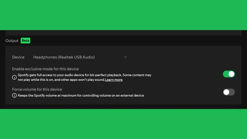 Spotify запускает Exclusive Mode для идеального звучания на Windows