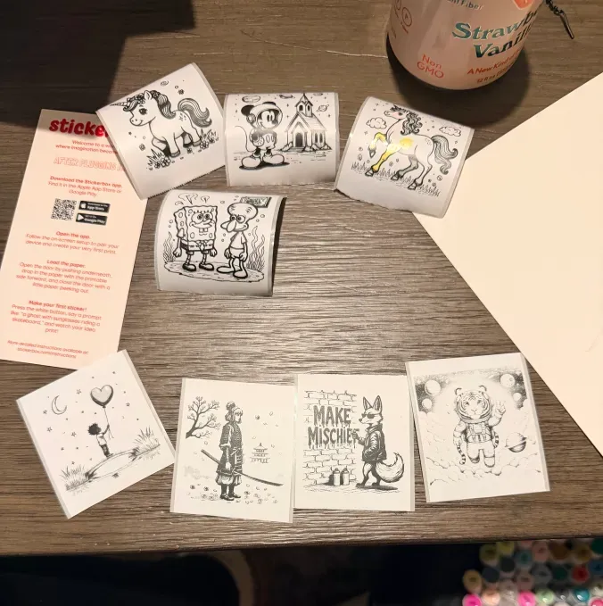 Stickerbox: Искусственный интеллект для детского творчества