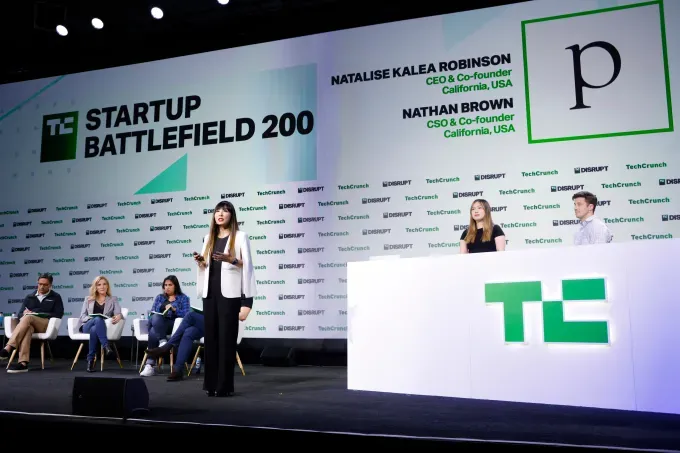 Презентация на Startup Battlefield TechCrunch Disrupt