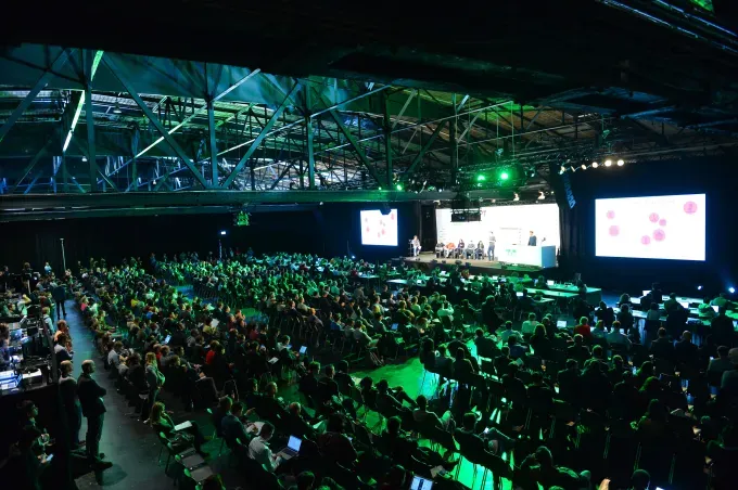 Общая атмосфера на TechCrunch Disrupt в Берлине 2017