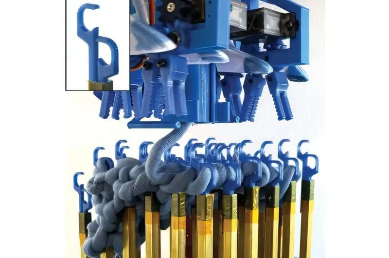 Вязальная машина создает 3D-объекты: новая технология