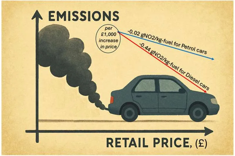 Дешевые авто загрязняют сильнее: неравенство качества воздуха