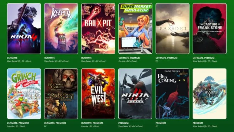 Игры Xbox Game Pass на октябрь 2024: полный список новинок