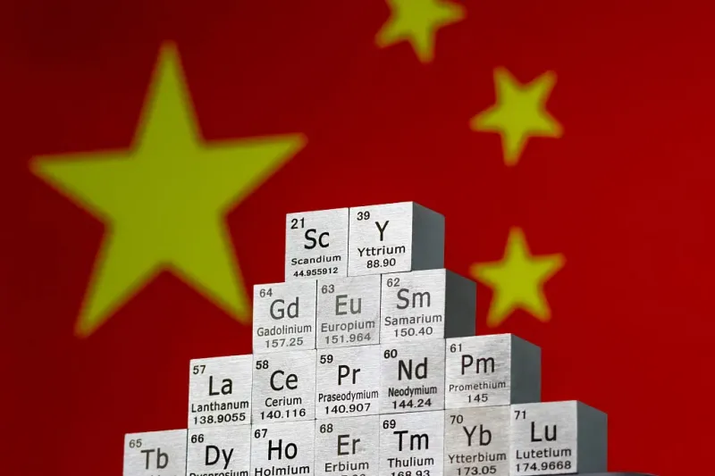 Китай снимает ограничения на экспорт редкоземельных металлов