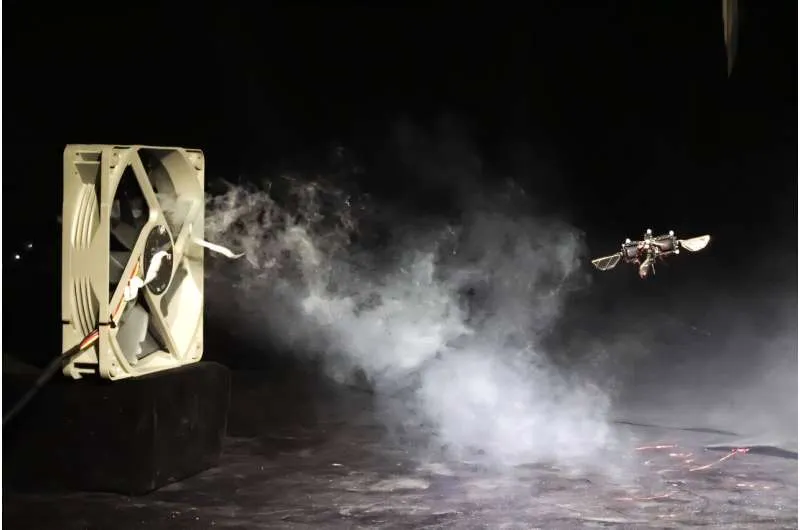 Engineers design an aerial microrobot that can fly as fast as a bumblebee