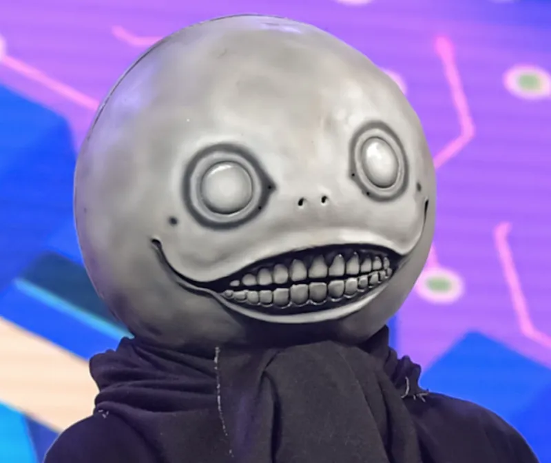 It's him in a moon mask.