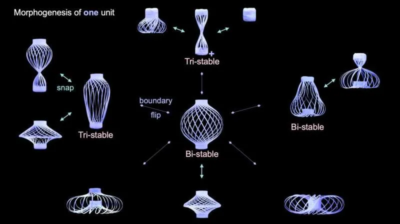 Полимерный китайский фонарь меняет форму под магнитным полем