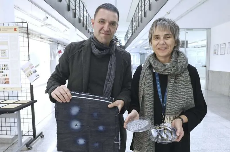 Mussel shells are suitable and sustainable for sandblasting denim