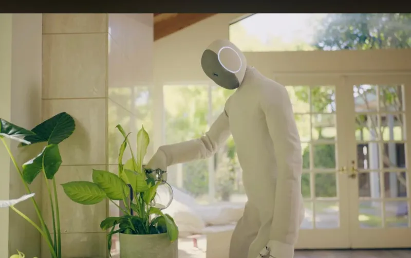 Робот NEO: помощник по дому с дистанционным управлением