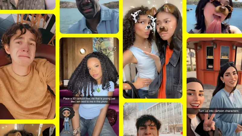 Снапчат: почти 2 трлн снапов отправлено пользователями в 2025 году