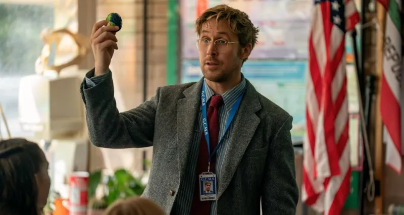 Ryan Gosling in Project Hail Mary.