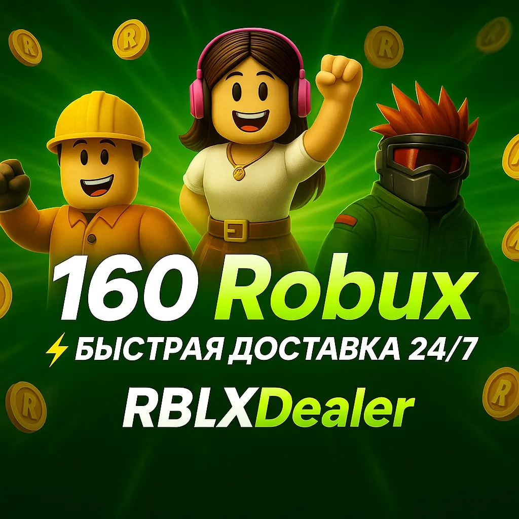 176 Робуксов Roblox: Быстрое пополнение с входом