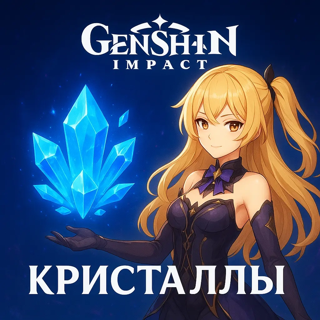 Genshin Impact: Кристаллы Сотворения Автодоставка (60, Онлайн)