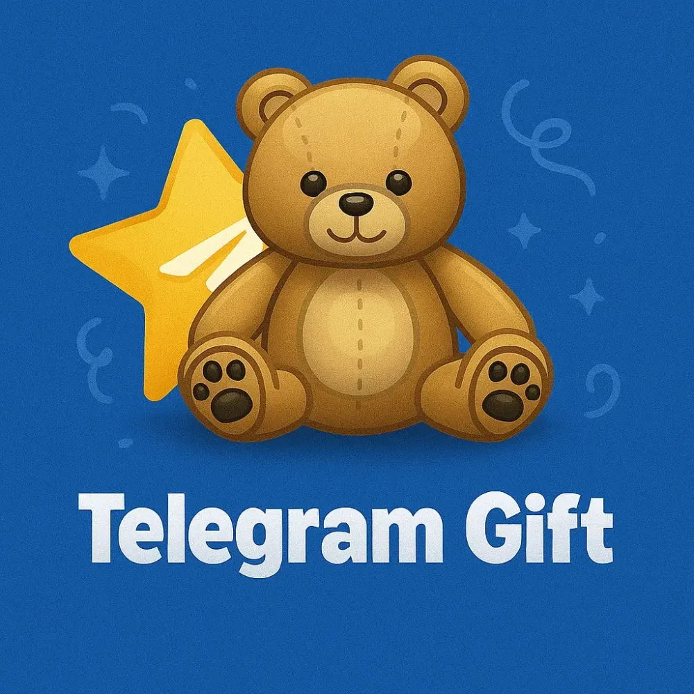 Telegram подарок: Игрушечный медведь | Купить онлайн