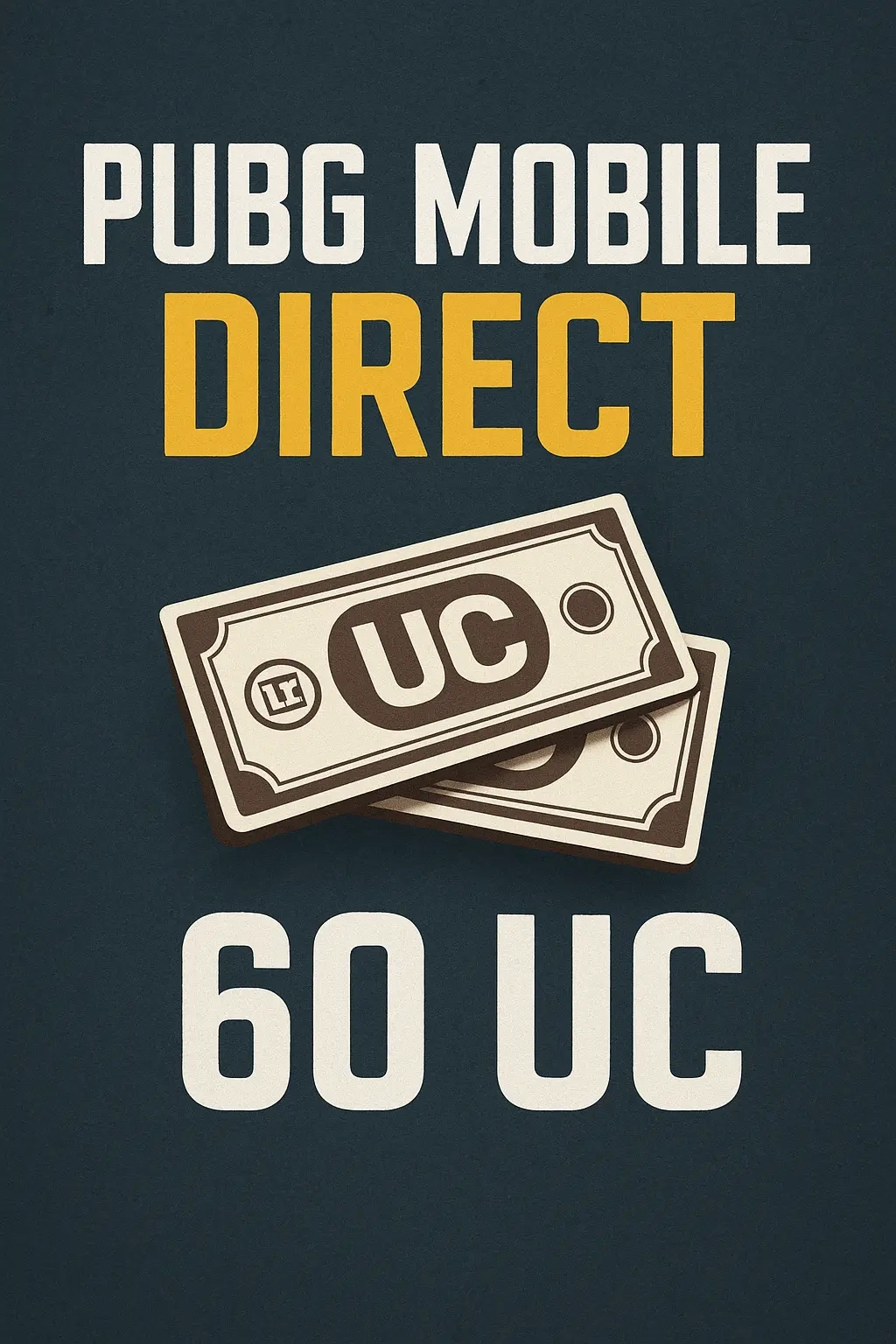 PUBG Mobile 60 UC: Пополнение аккаунта онлайн