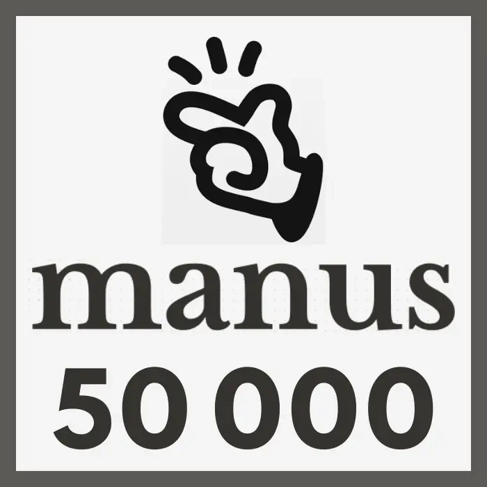 Manus AI: 50,000 баллов на аккаунт | Онлайн-покупка