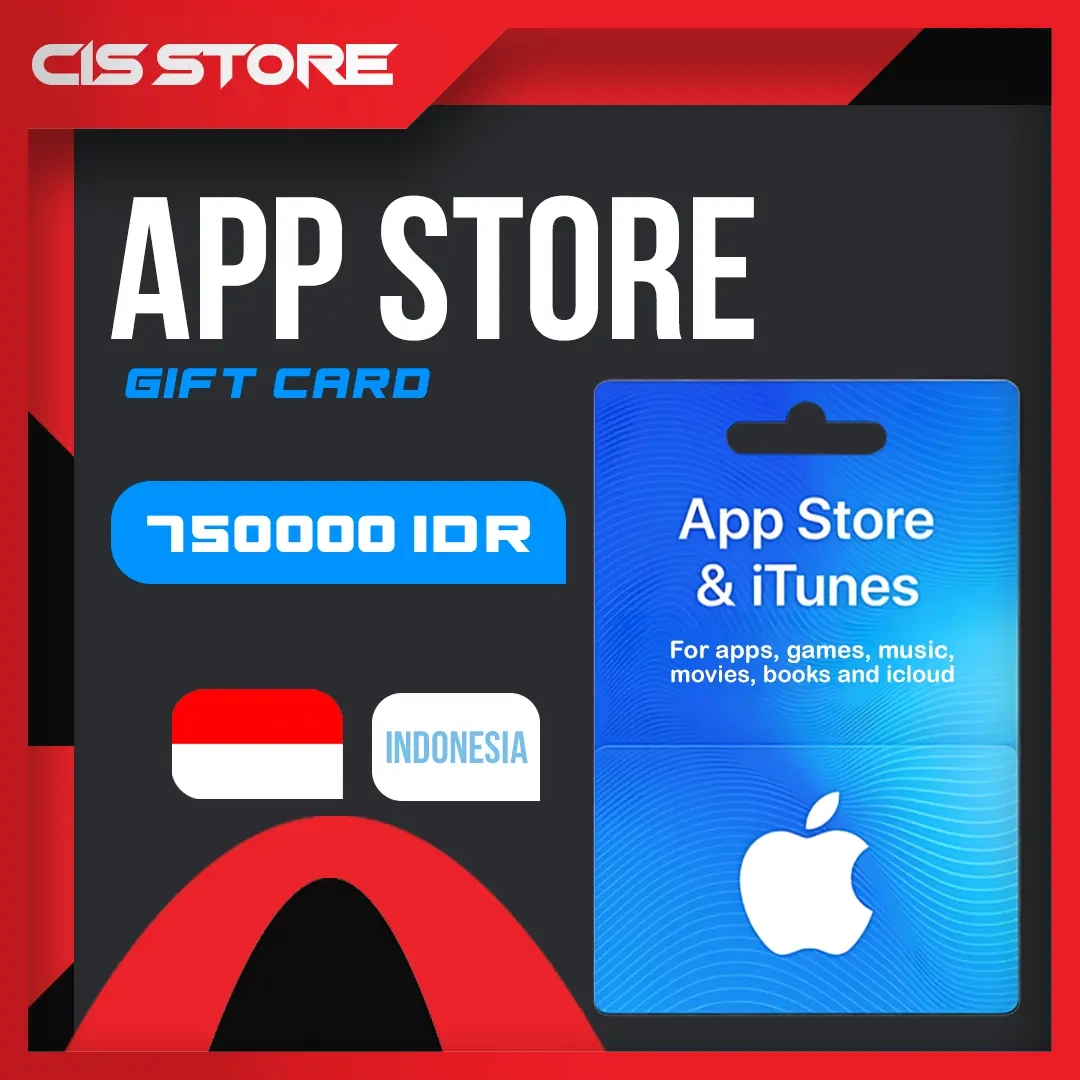 Apple iTunes карта 750000 IDR Индонезия | Купить онлайн
