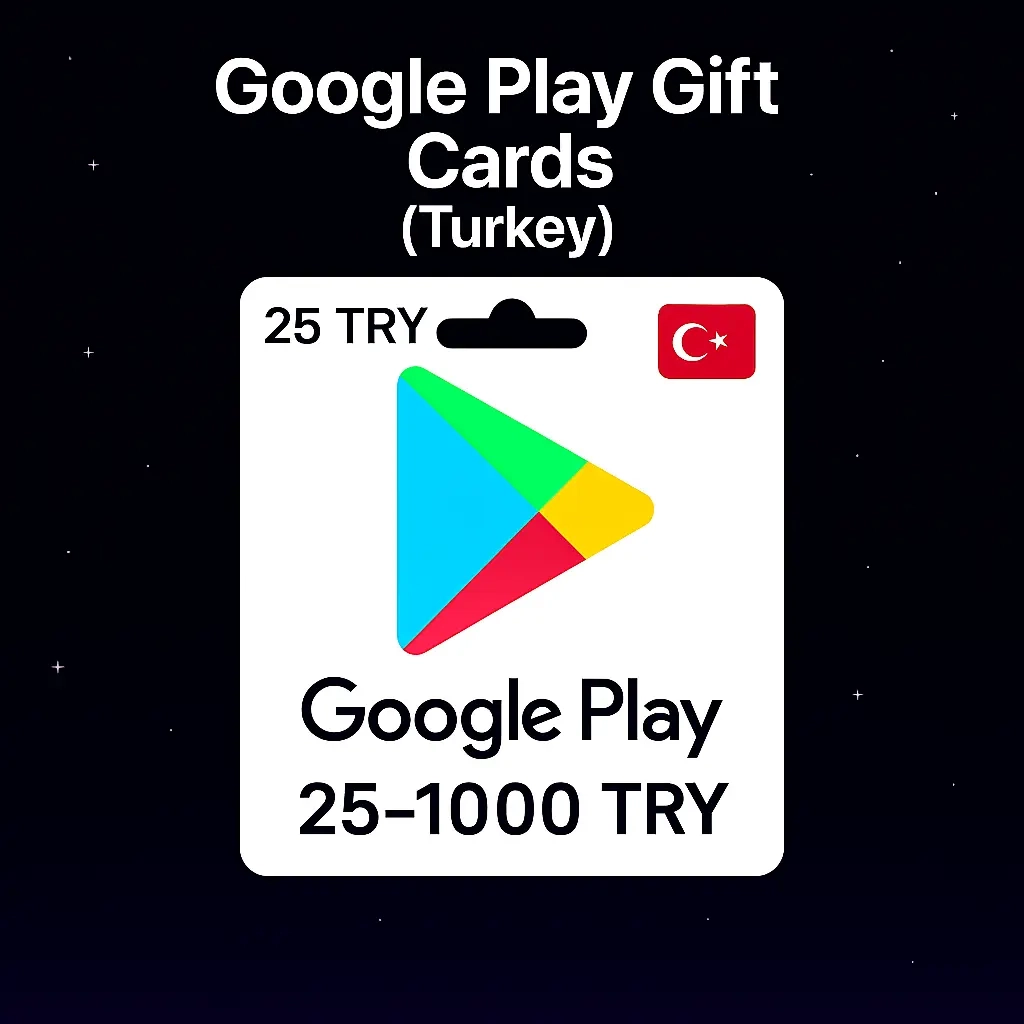 Google Play Gift Card Турция (25-1000 TRY) - Купить Онлайн