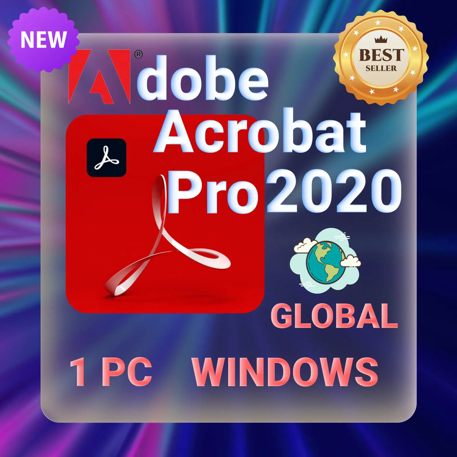 Adobe Acrobat Pro DC 2020: Ключ активации (Windows) - Онлайн