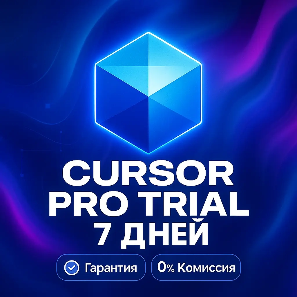 Cursor AI Pro Trial: 7 дней | Личный аккаунт | Онлайн