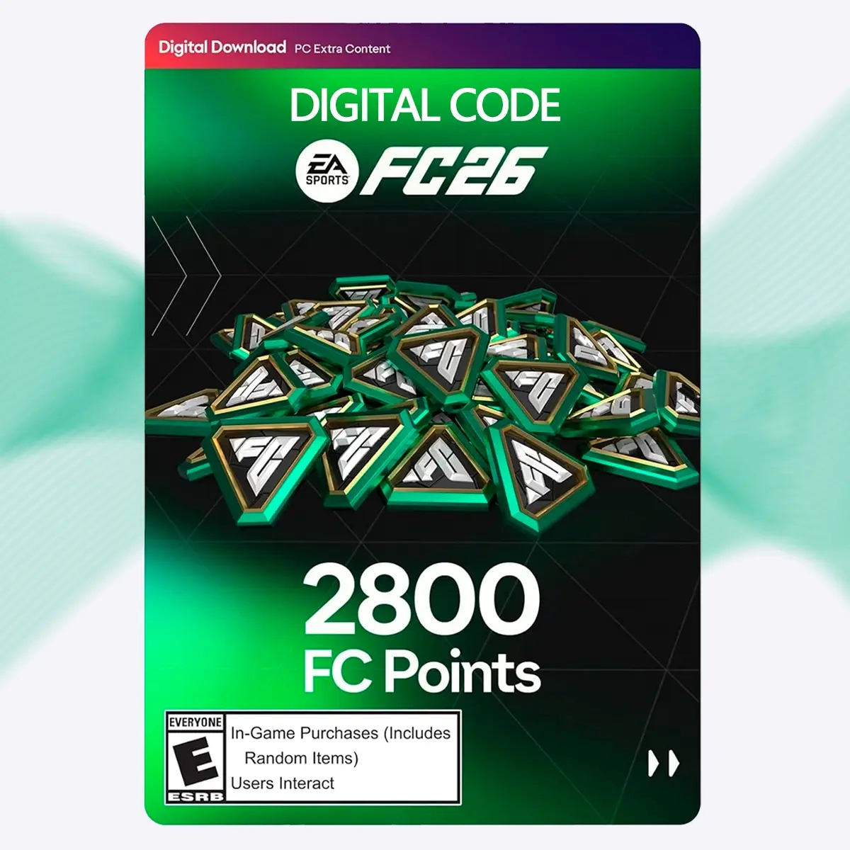 2800 FC Points EA SPORTS FC 26 (EA App) – Код активации