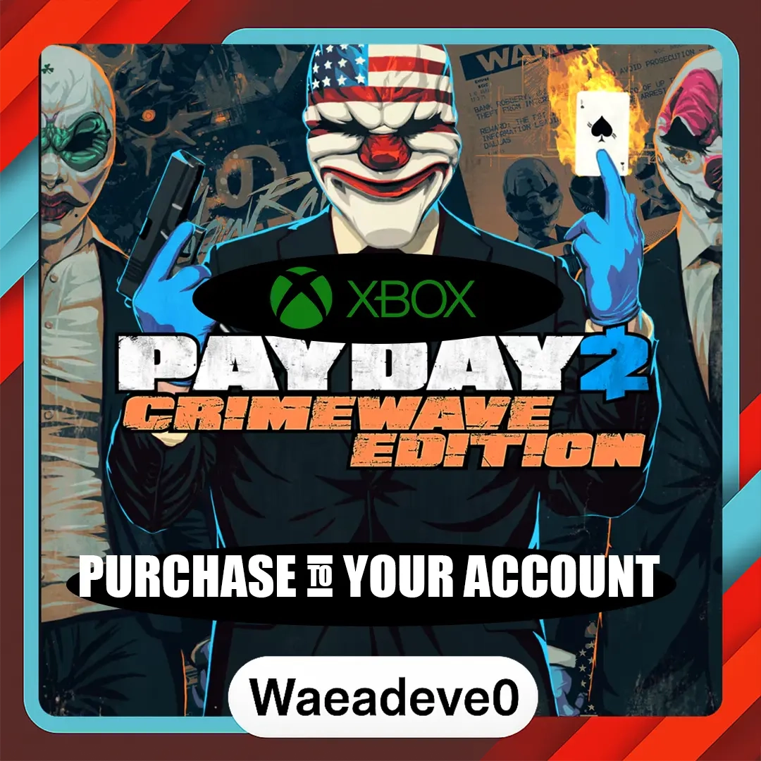 PAYDAY 2: CRIMEWAVE EDITION Xbox | Купить игру онлайн