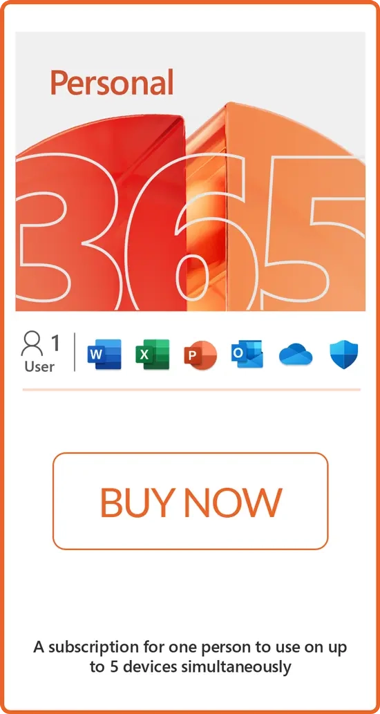 Office 365 Personal: Ключ активации онлайн