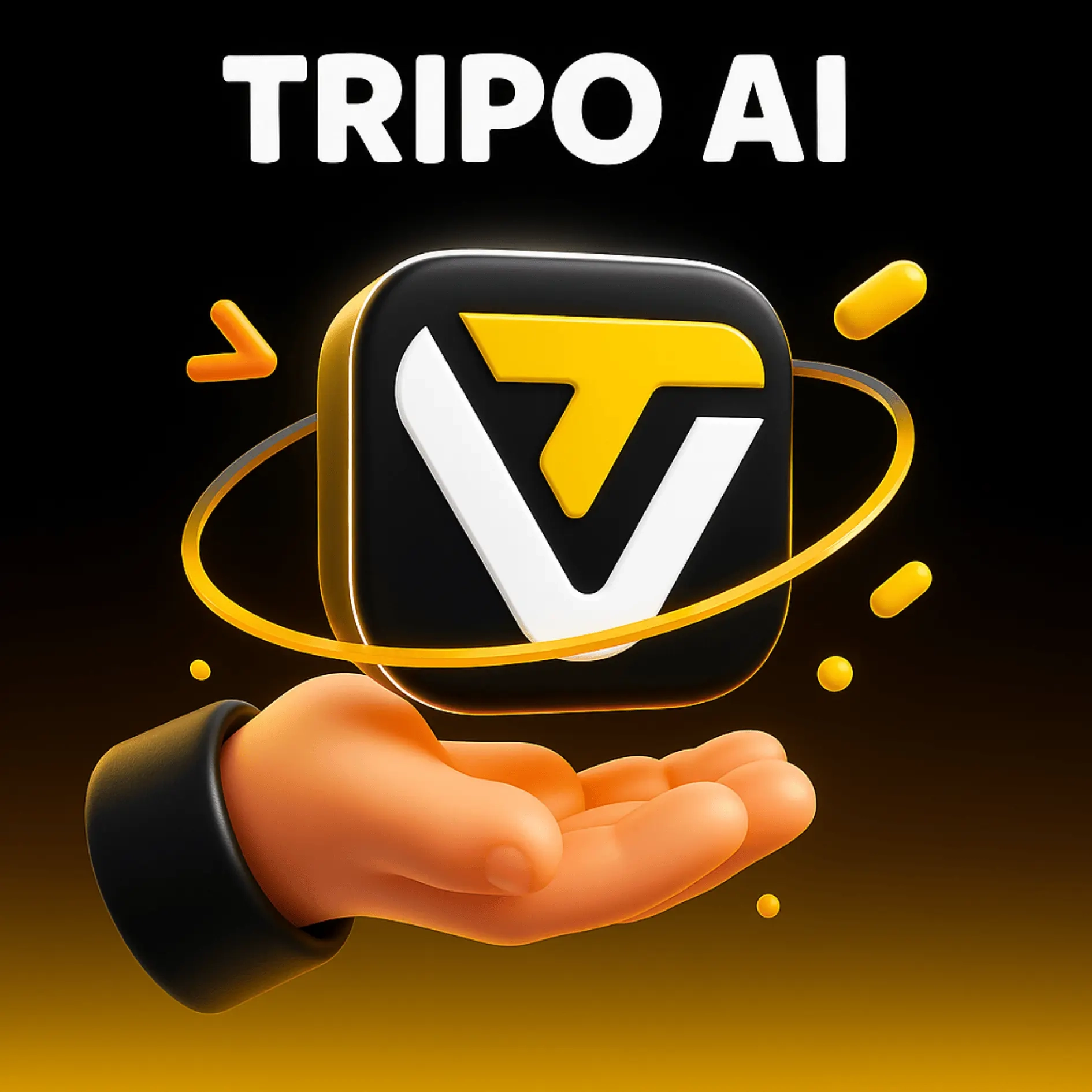Tripo 3D Pro/Advanced: 3D Модели из Текста/Изображения, 1 Месяц