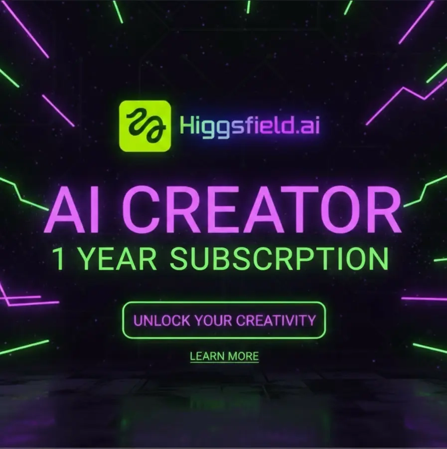 HIGGSFIELD AI Creator: Подписка ИИ для Видео (Онлайн)