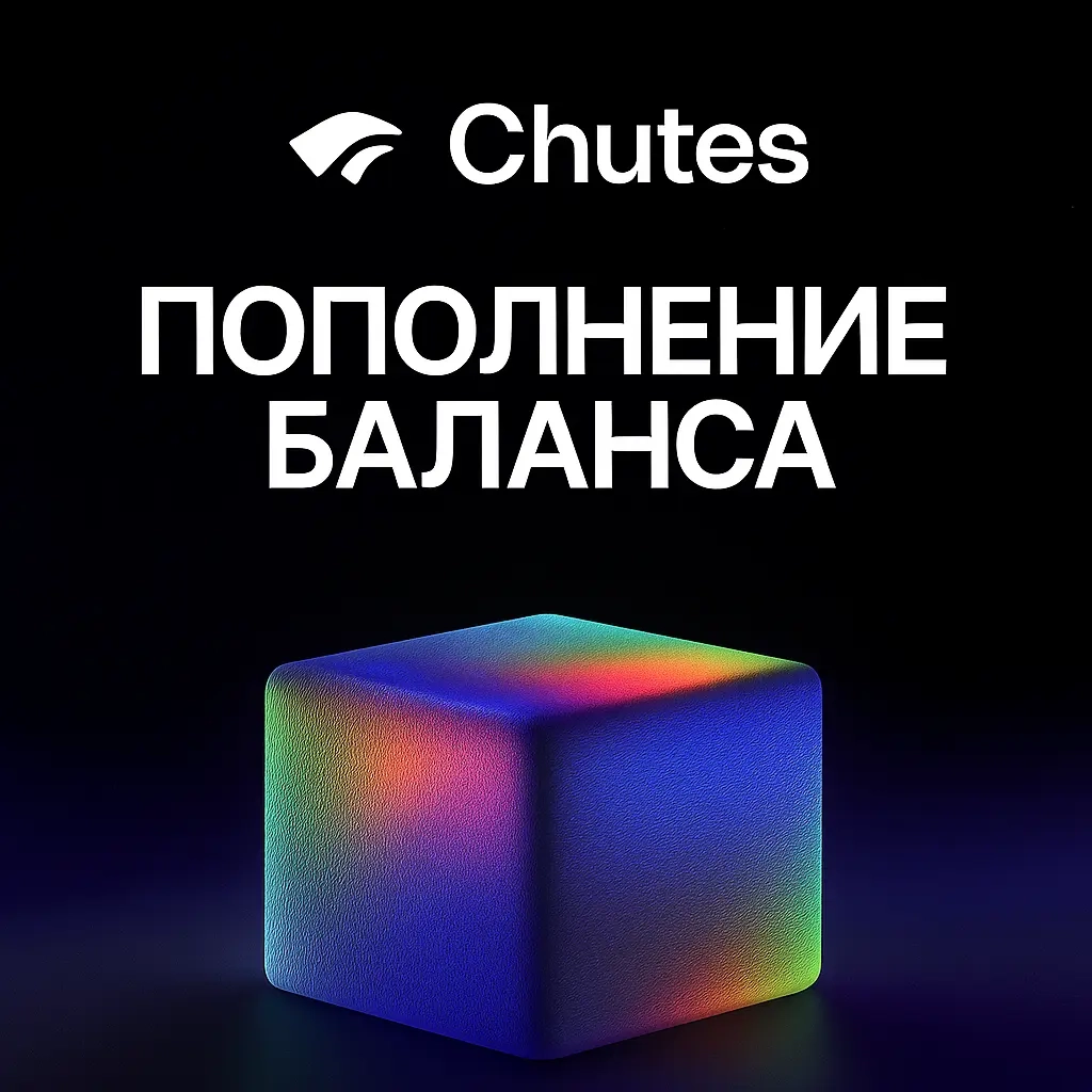 Chutes AI: Пополнение баланса | Купить онлайн